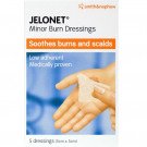 Jelonet paraffin gauze dressing consumer/OTC pack 5cm x 5cm 5 pack