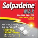 Solpadeine max soluble tablets 32 pack