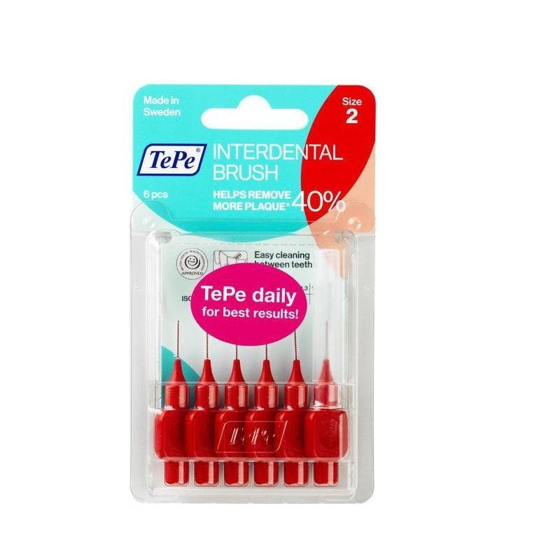 Tepe interdental brushes Red 0.5mm 6 pack