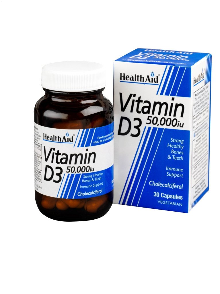 Healthaid vitamin D supplements vitamin D3 50,000iu ...