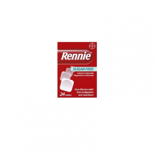 Rennie sugar-free tablets 24 pack - Pharmacy Products