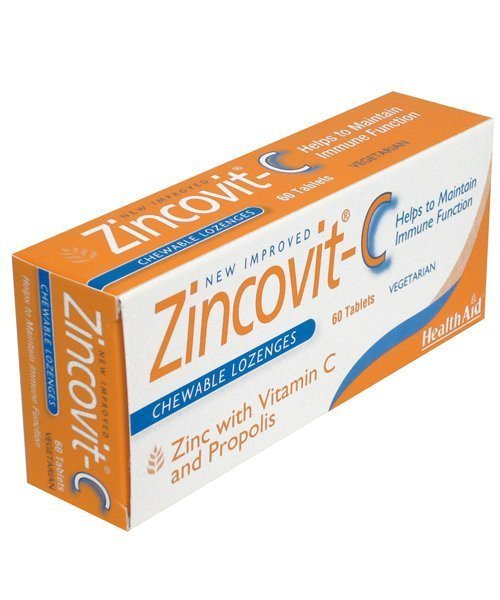 Healthaid allergy/health support range Zincovit tablets 60 pack