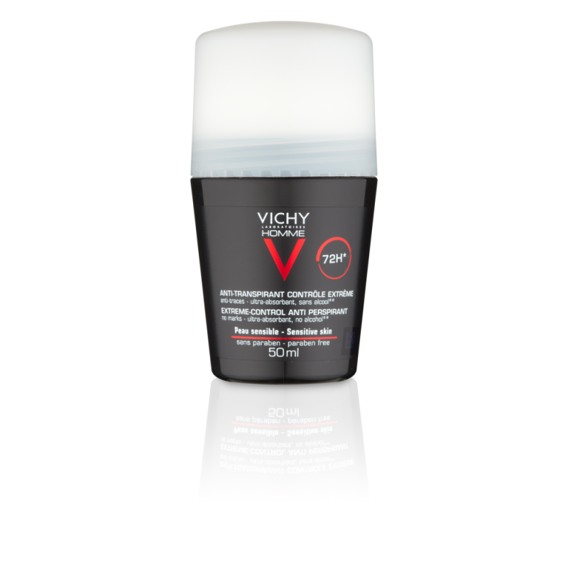 Vichy Homme antiperspirant deodorant roll-on extra strength 50ml