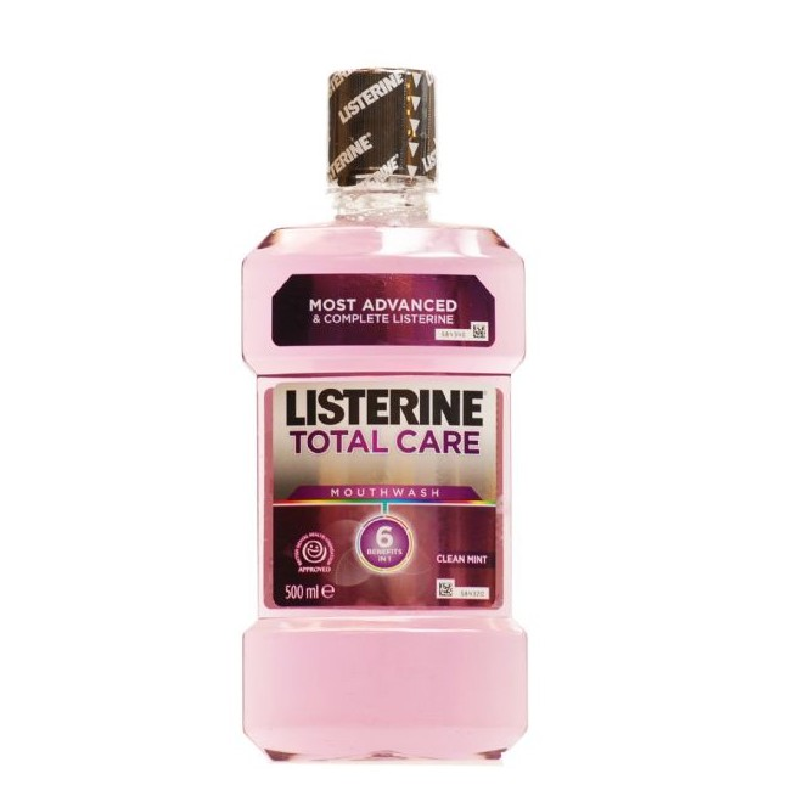 Listerine antiseptic mouthwash total care zero 500ml