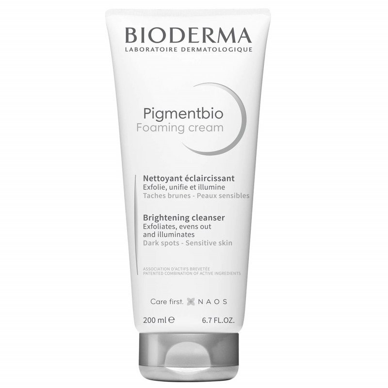 BIODERMA Pigmentbio Foaming Cream brightening face and body wash | For hyperpigmented skin