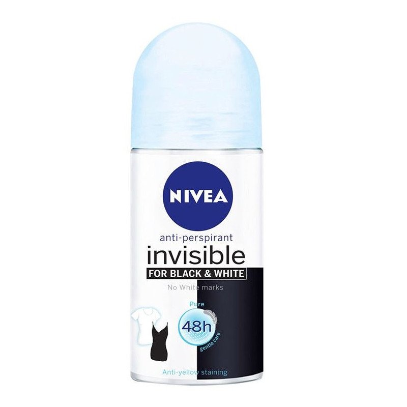 Nivea black and white invisible roll on