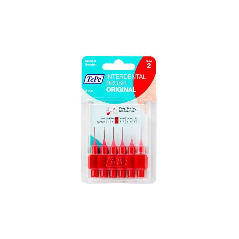 TEPE interdental brushes red 0.5mm 6