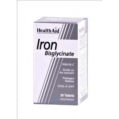 Healthaid mineral supplements iron bisglycinate tablets 30 pack