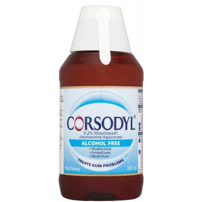 Corsodyl mouthwash alcohol free 0.2% w/v 300ml